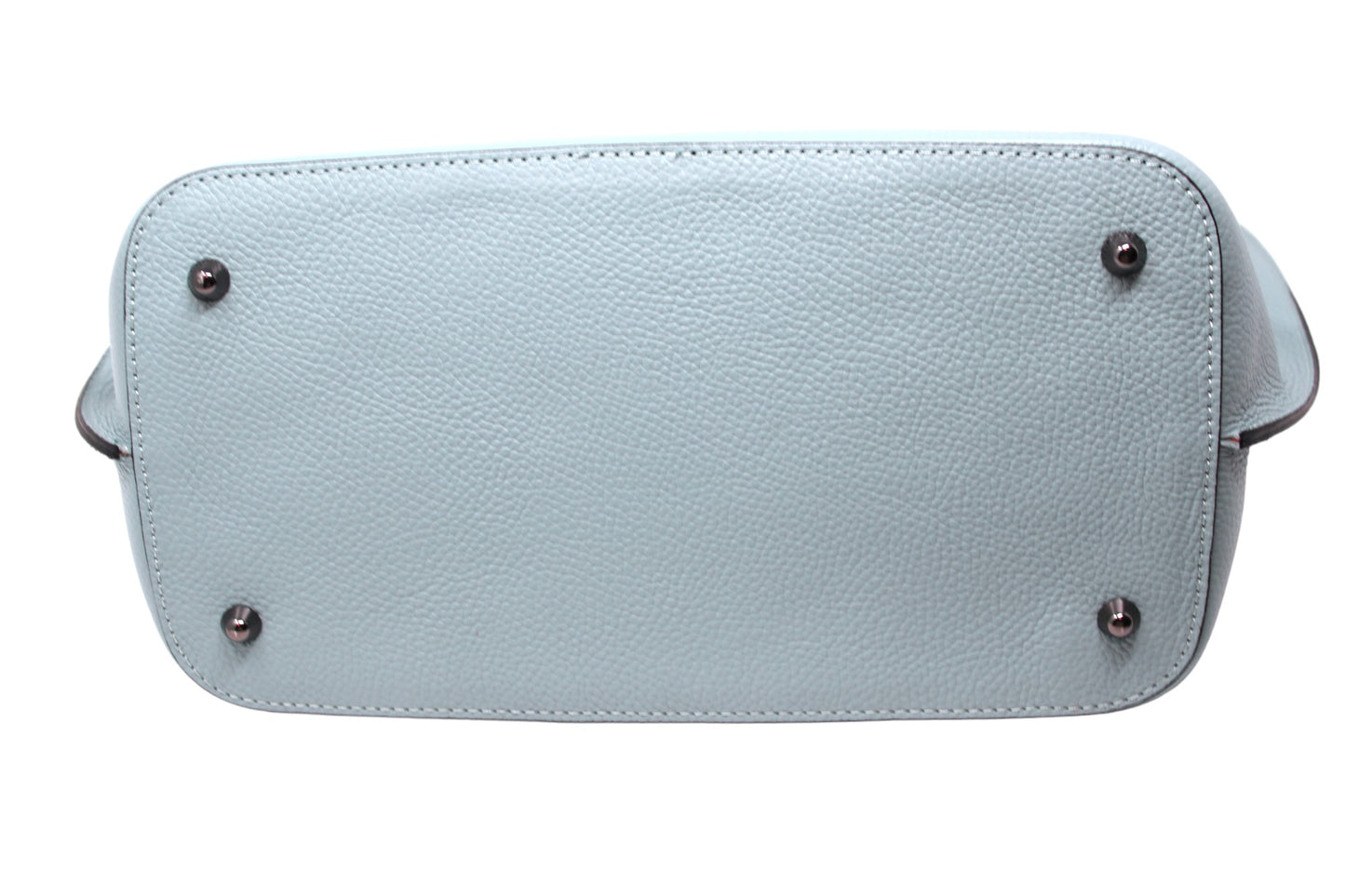 Brooke - Light Blue Tote Bag | Luxurious Pebbled Leather Handbag