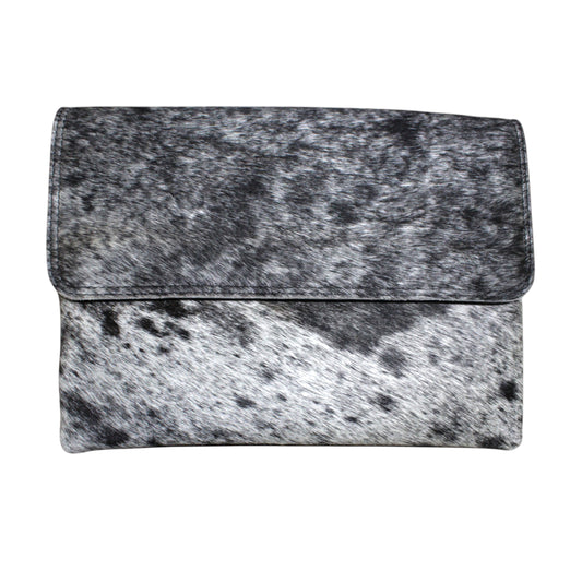 Eden 01 - Hair-on Cow Hide Clutch | Versatile and Handmade Leather bag  1 of 1