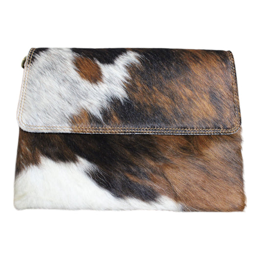 Eden 14 - Hair-on Cow Hide Clutch | Versatile and Handmade Leather Wristlet 1 of 1