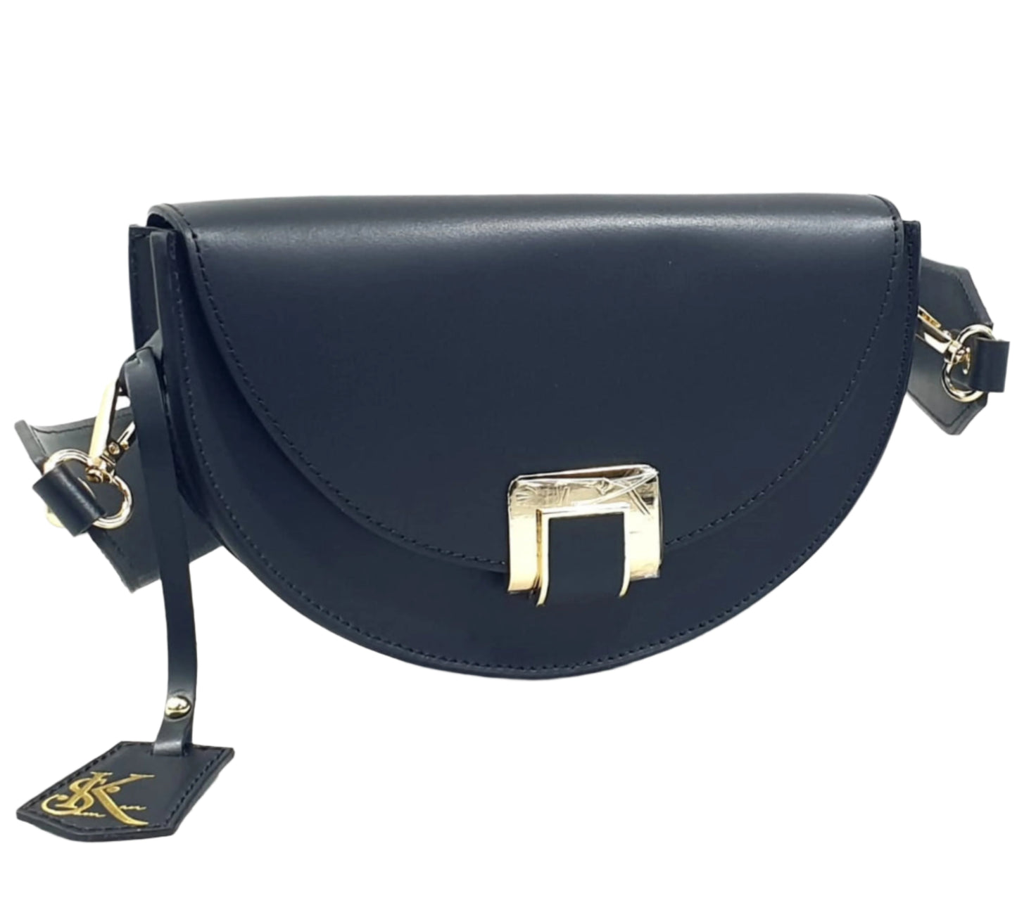 Aiylah Shoulder Bag | Luxurious Ruga Leather with Gold-Tone Hardware