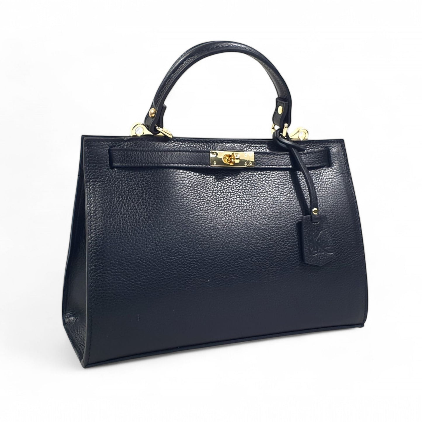 Comfort Top Handle Bag Caramel Brown | High Quality Pebbled Italian Leather Handbag (Available in 4 Colors)