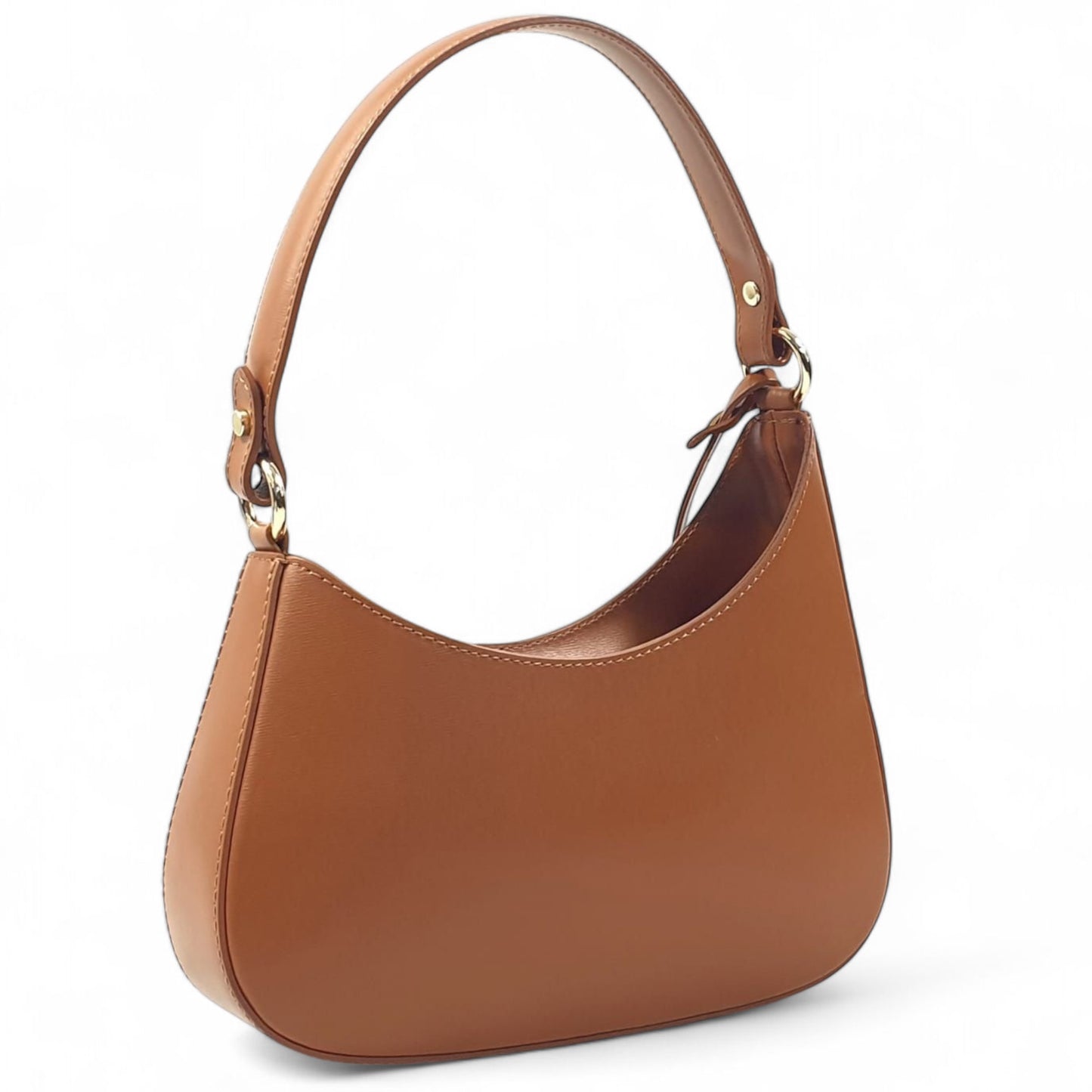 Eva | Smooth Leather Hobo Bag