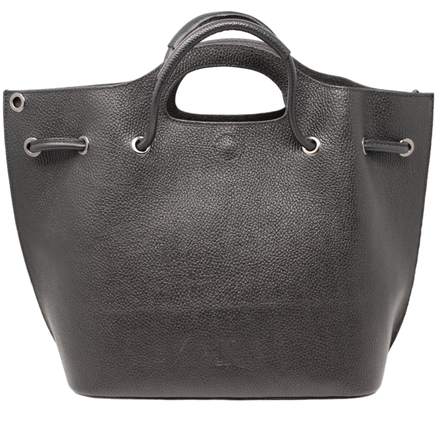 Brooke - Black Tote Bag | Luxurious Pebbled Leather Handbag